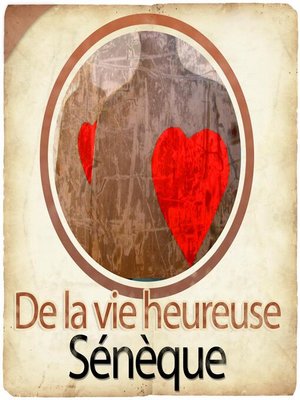 cover image of De la vie heureuse de Sénèque